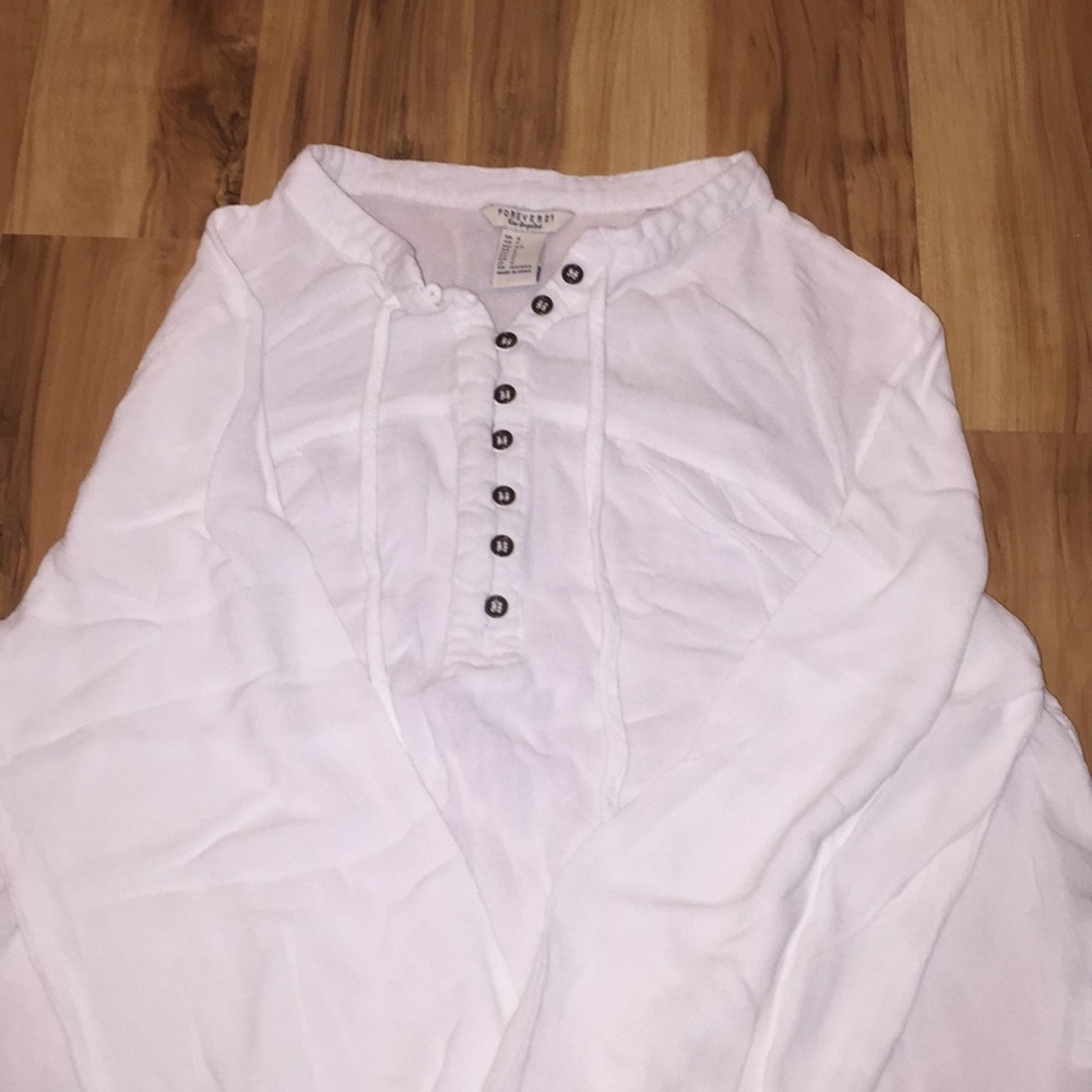 forever 21 thin white shirt